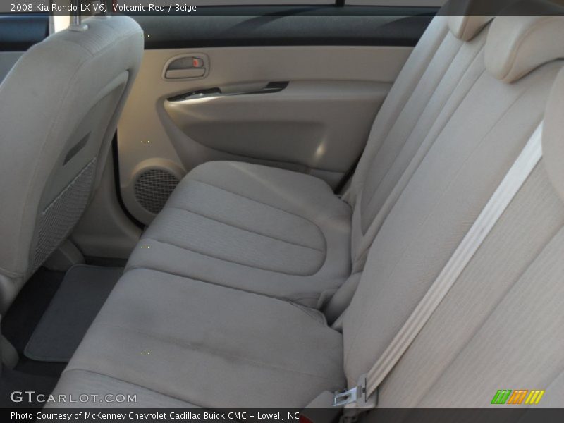 Volcanic Red / Beige 2008 Kia Rondo LX V6