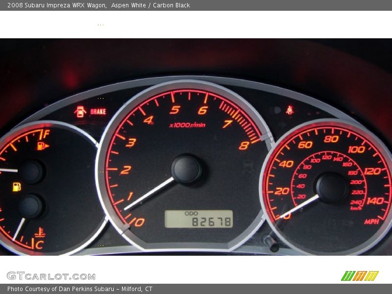  2008 Impreza WRX Wagon WRX Wagon Gauges