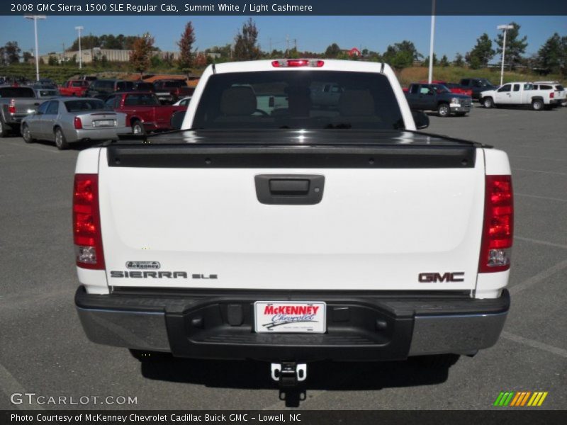 Summit White / Light Cashmere 2008 GMC Sierra 1500 SLE Regular Cab