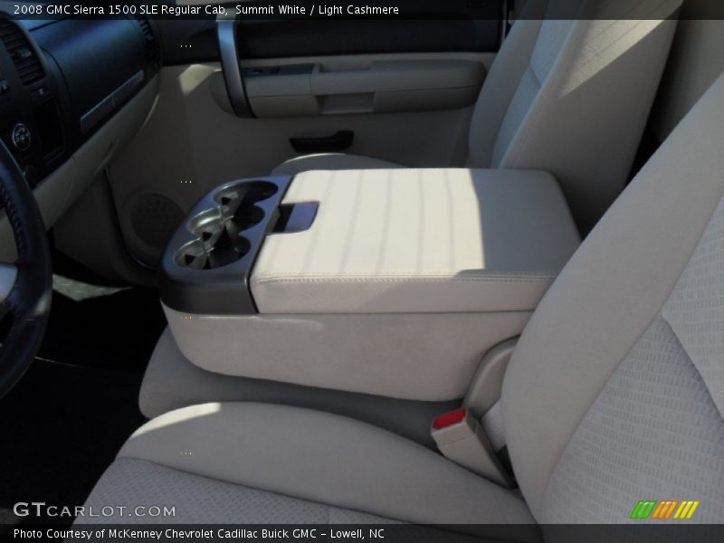 Summit White / Light Cashmere 2008 GMC Sierra 1500 SLE Regular Cab