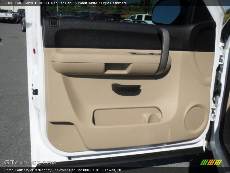 Summit White / Light Cashmere 2008 GMC Sierra 1500 SLE Regular Cab