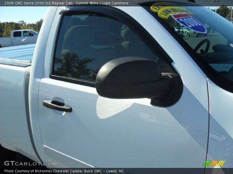 Summit White / Light Cashmere 2008 GMC Sierra 1500 SLE Regular Cab