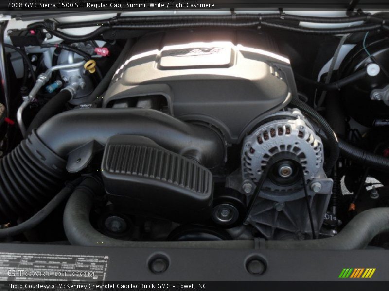 Summit White / Light Cashmere 2008 GMC Sierra 1500 SLE Regular Cab