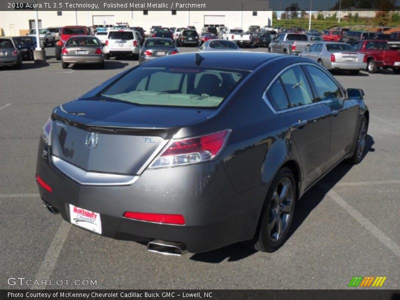 Polished Metal Metallic / Parchment 2010 Acura TL 3.5 Technology