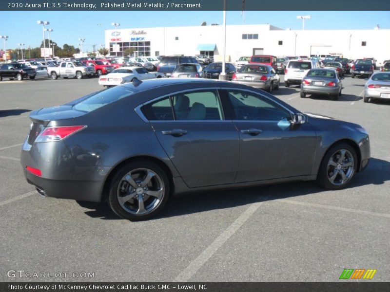Polished Metal Metallic / Parchment 2010 Acura TL 3.5 Technology