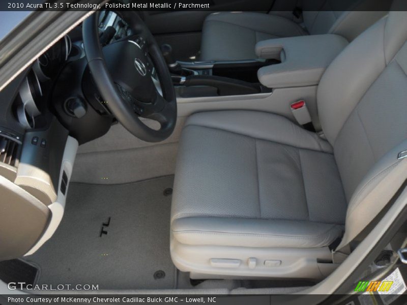 Polished Metal Metallic / Parchment 2010 Acura TL 3.5 Technology