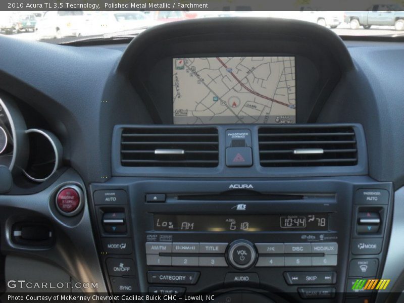 Polished Metal Metallic / Parchment 2010 Acura TL 3.5 Technology