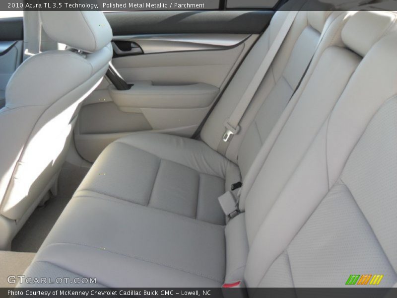 Polished Metal Metallic / Parchment 2010 Acura TL 3.5 Technology