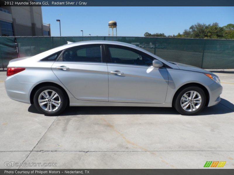 Radiant Silver / Gray 2012 Hyundai Sonata GLS