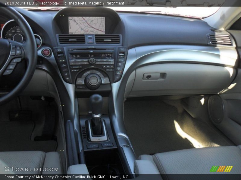 Polished Metal Metallic / Parchment 2010 Acura TL 3.5 Technology