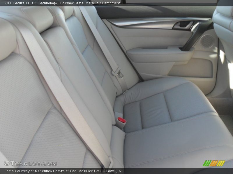 Polished Metal Metallic / Parchment 2010 Acura TL 3.5 Technology