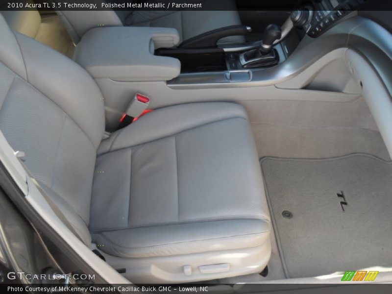 Polished Metal Metallic / Parchment 2010 Acura TL 3.5 Technology