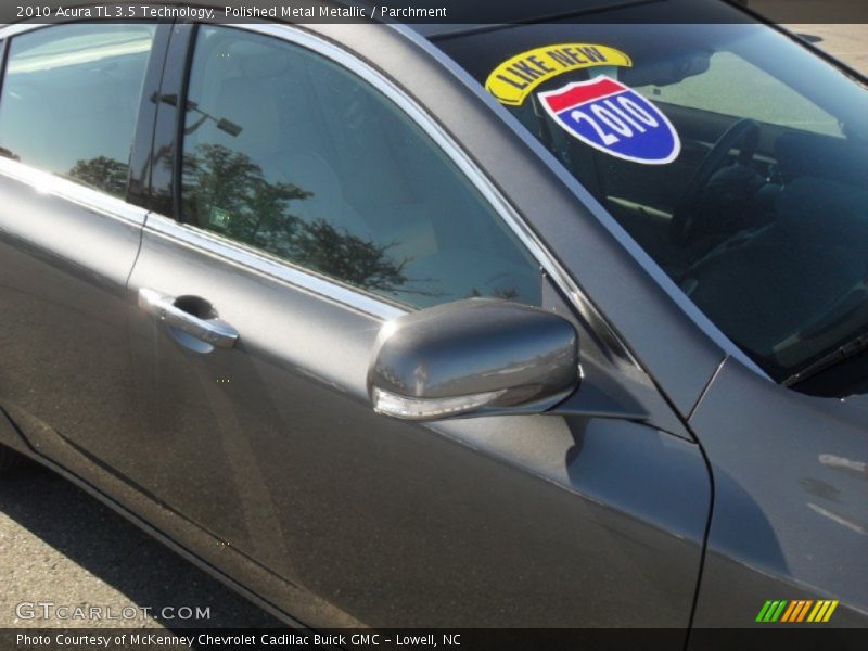 Polished Metal Metallic / Parchment 2010 Acura TL 3.5 Technology