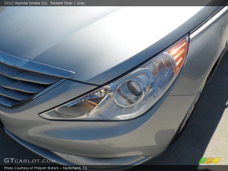 Radiant Silver / Gray 2012 Hyundai Sonata GLS