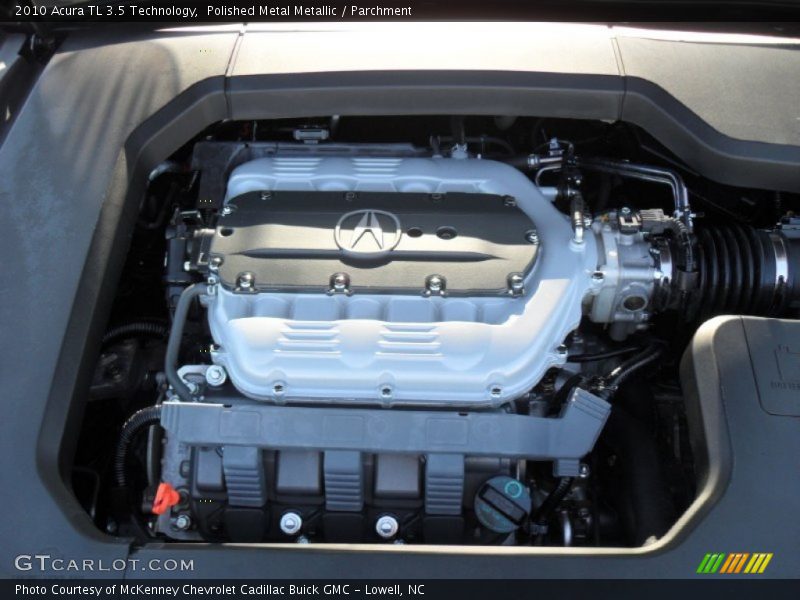 Polished Metal Metallic / Parchment 2010 Acura TL 3.5 Technology