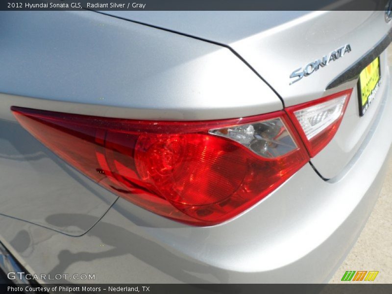 Radiant Silver / Gray 2012 Hyundai Sonata GLS