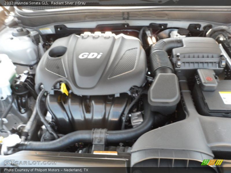 Radiant Silver / Gray 2012 Hyundai Sonata GLS