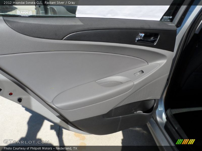 Radiant Silver / Gray 2012 Hyundai Sonata GLS