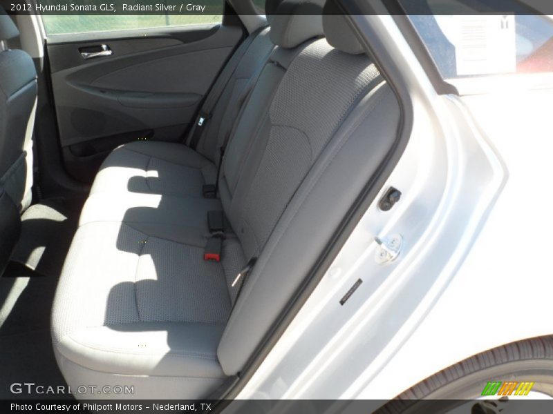 Radiant Silver / Gray 2012 Hyundai Sonata GLS