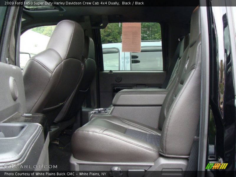  2009 F450 Super Duty Harley Davidson Crew Cab 4x4 Dually Black Interior