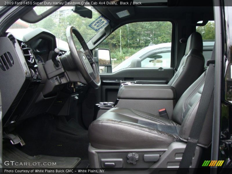  2009 F450 Super Duty Harley Davidson Crew Cab 4x4 Dually Black Interior