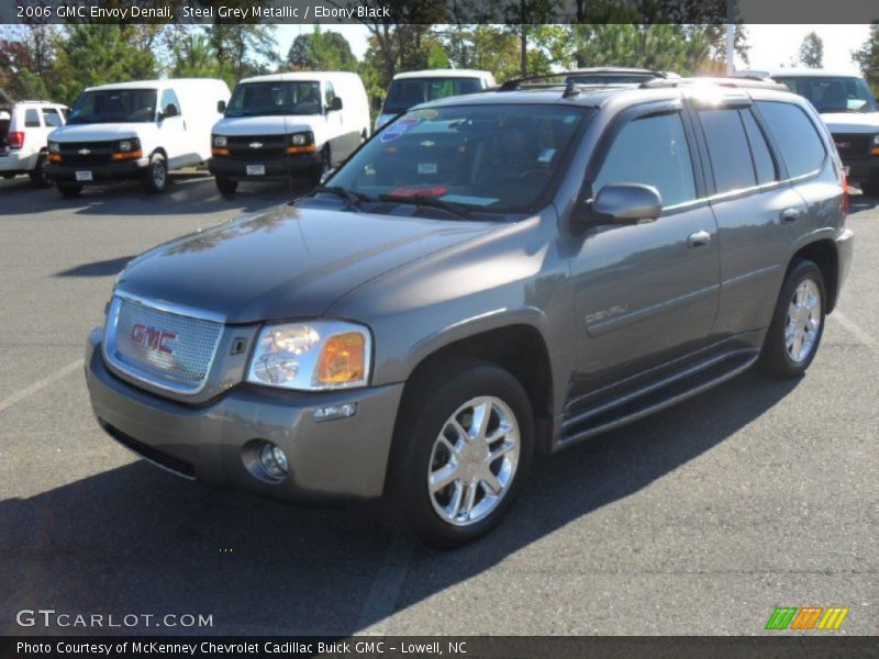 Steel Grey Metallic / Ebony Black 2006 GMC Envoy Denali