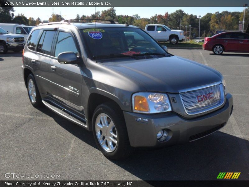 Steel Grey Metallic / Ebony Black 2006 GMC Envoy Denali