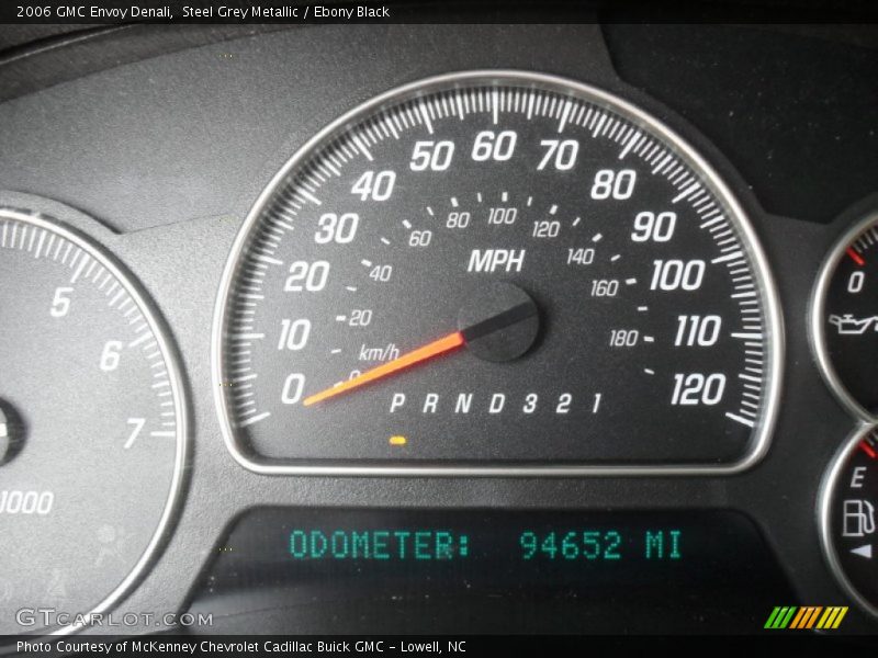 Steel Grey Metallic / Ebony Black 2006 GMC Envoy Denali