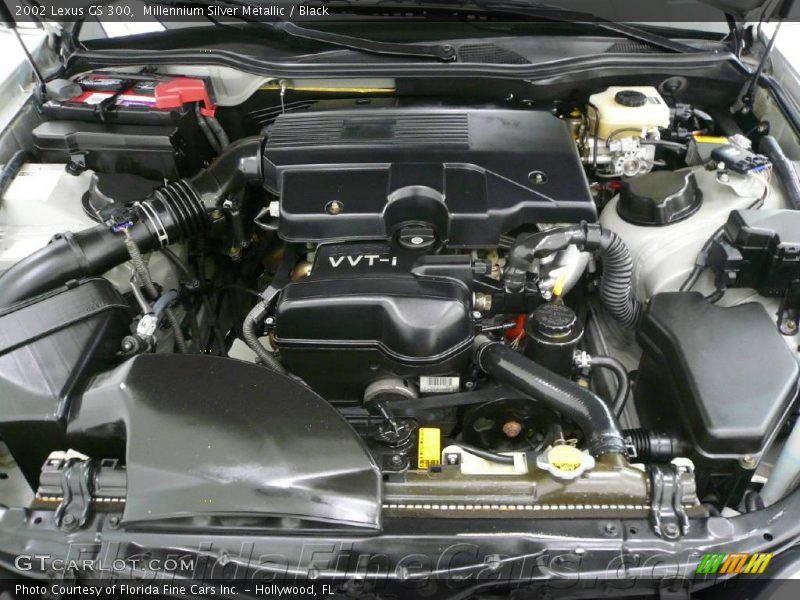 Millennium Silver Metallic / Black 2002 Lexus GS 300