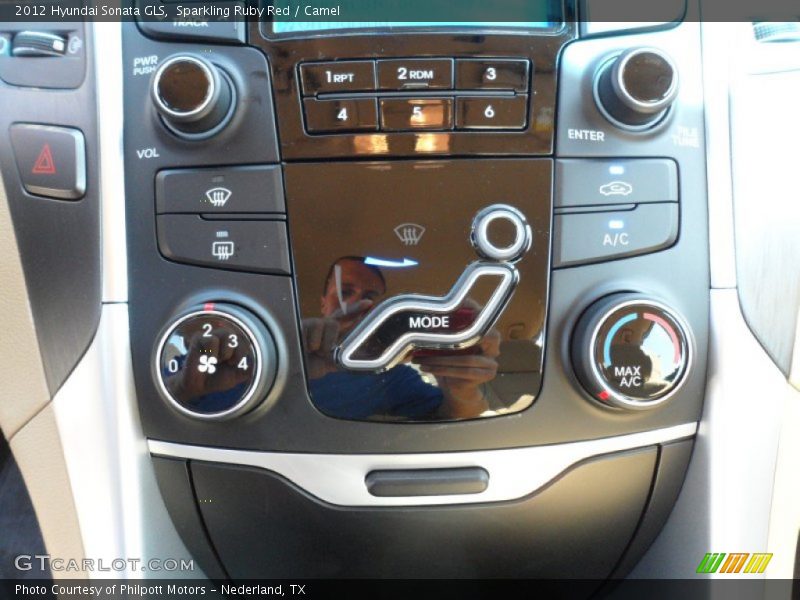 Controls of 2012 Sonata GLS