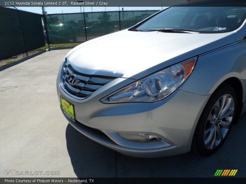 Radiant Silver / Gray 2012 Hyundai Sonata Limited 2.0T