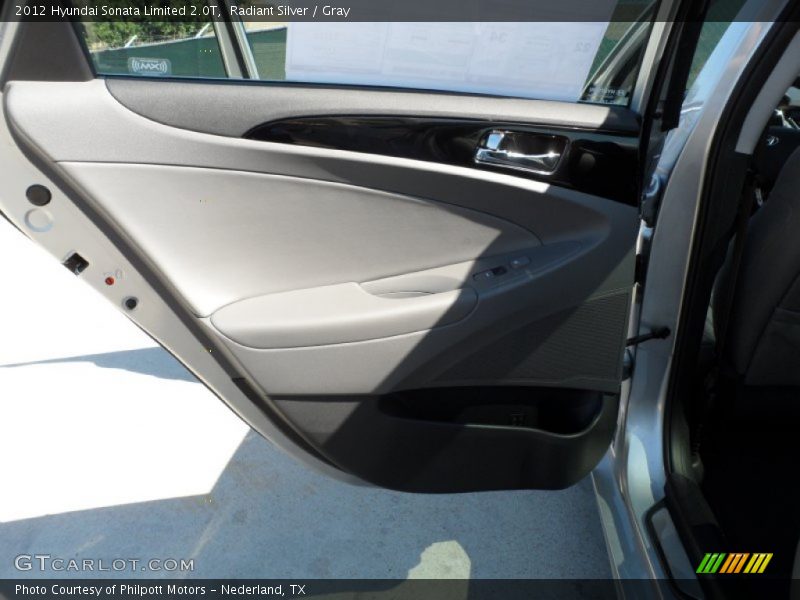 Radiant Silver / Gray 2012 Hyundai Sonata Limited 2.0T