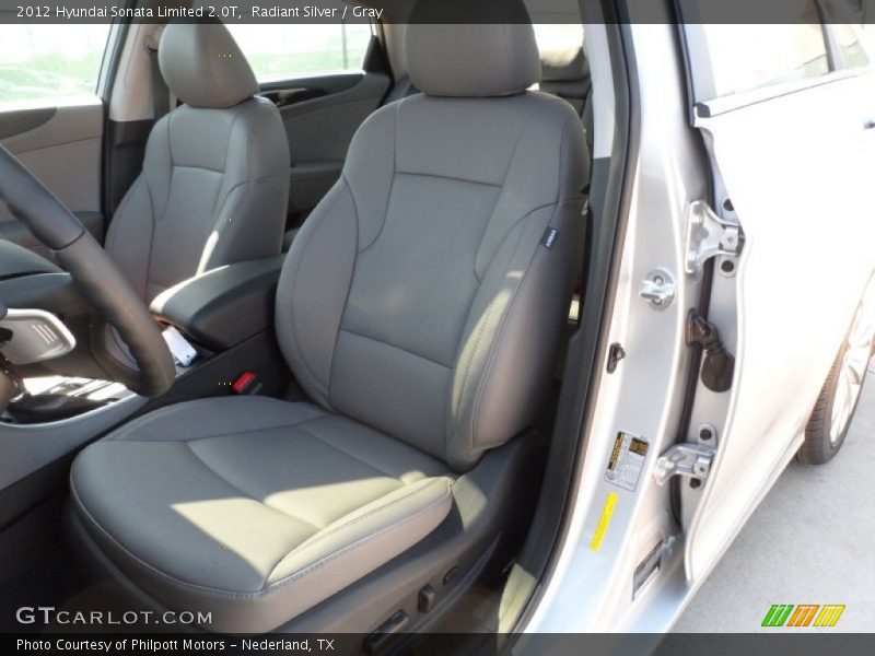 Radiant Silver / Gray 2012 Hyundai Sonata Limited 2.0T