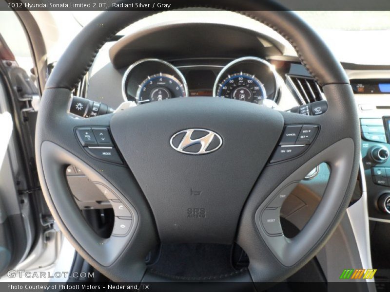  2012 Sonata Limited 2.0T Steering Wheel