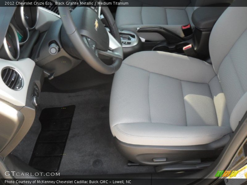 Black Granite Metallic / Medium Titanium 2012 Chevrolet Cruze Eco