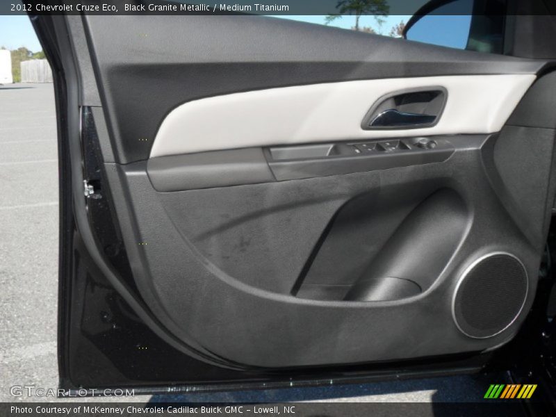 Black Granite Metallic / Medium Titanium 2012 Chevrolet Cruze Eco