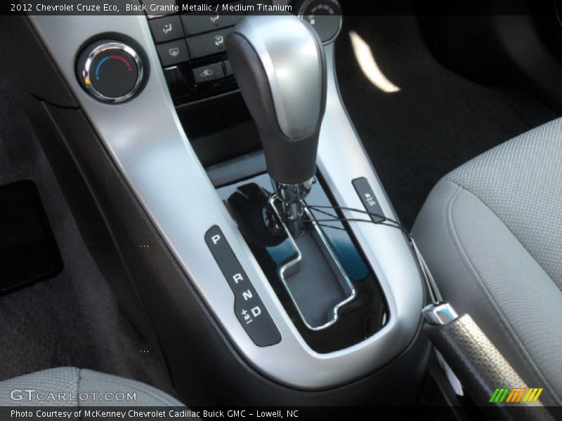Black Granite Metallic / Medium Titanium 2012 Chevrolet Cruze Eco