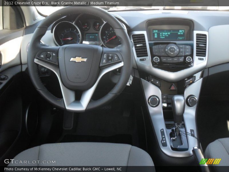 Black Granite Metallic / Medium Titanium 2012 Chevrolet Cruze Eco