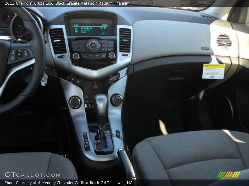 Black Granite Metallic / Medium Titanium 2012 Chevrolet Cruze Eco