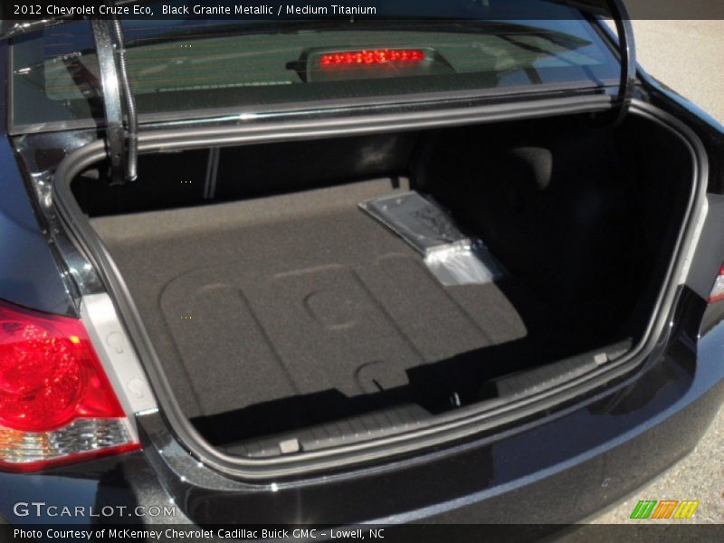 Black Granite Metallic / Medium Titanium 2012 Chevrolet Cruze Eco