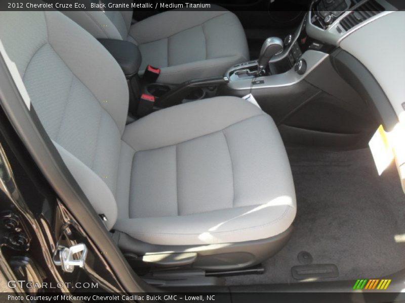 Black Granite Metallic / Medium Titanium 2012 Chevrolet Cruze Eco