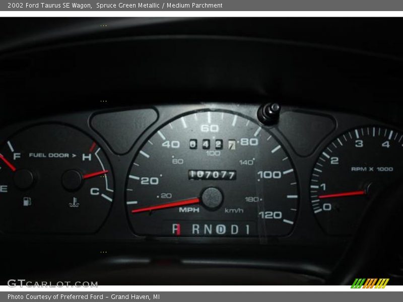  2002 Taurus SE Wagon SE Wagon Gauges