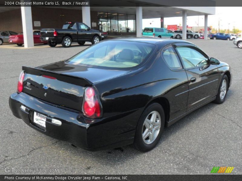 Black / Neutral 2004 Chevrolet Monte Carlo LS