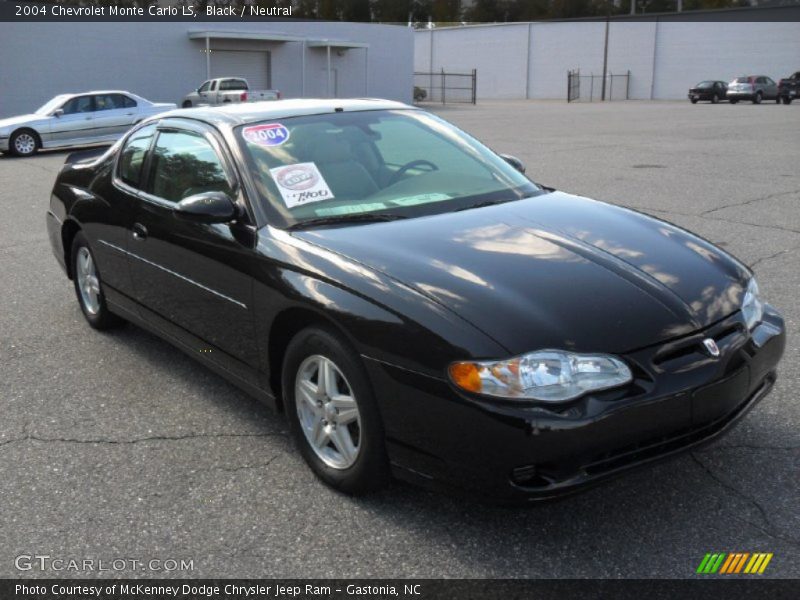 Black / Neutral 2004 Chevrolet Monte Carlo LS