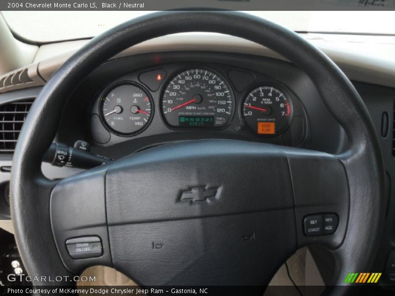 Black / Neutral 2004 Chevrolet Monte Carlo LS