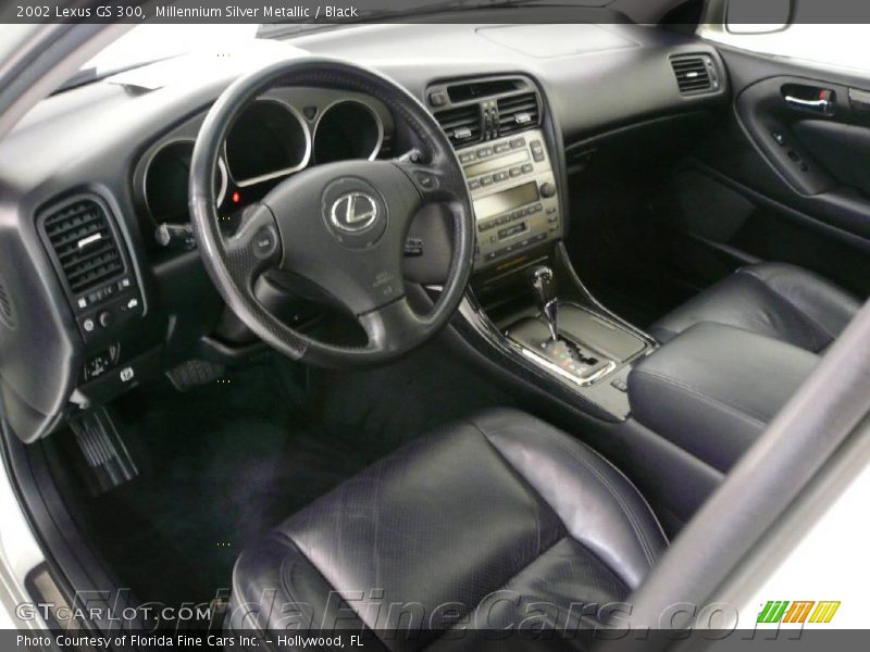 Millennium Silver Metallic / Black 2002 Lexus GS 300