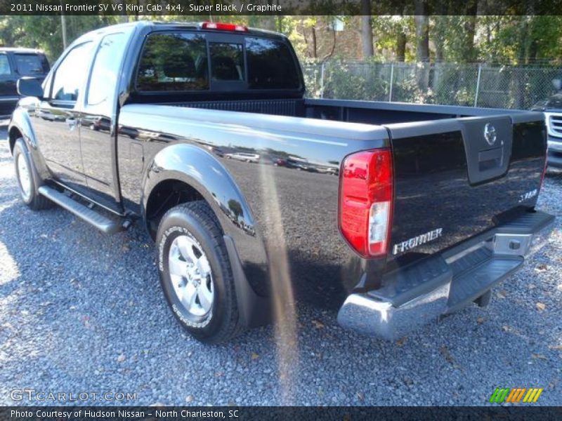 Super Black / Graphite 2011 Nissan Frontier SV V6 King Cab 4x4