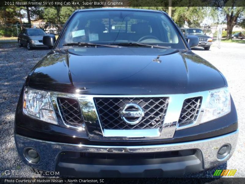 Super Black / Graphite 2011 Nissan Frontier SV V6 King Cab 4x4