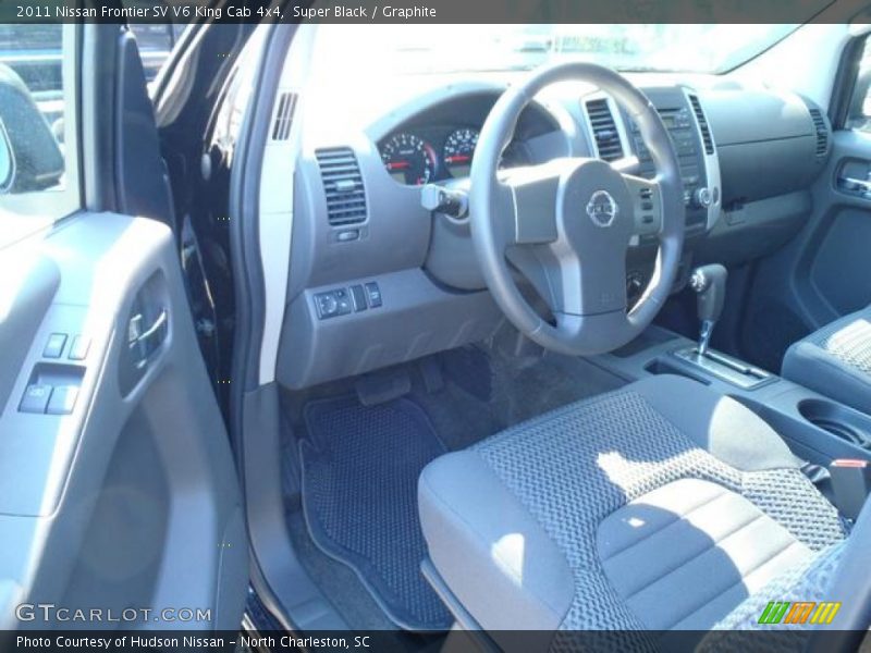 Super Black / Graphite 2011 Nissan Frontier SV V6 King Cab 4x4