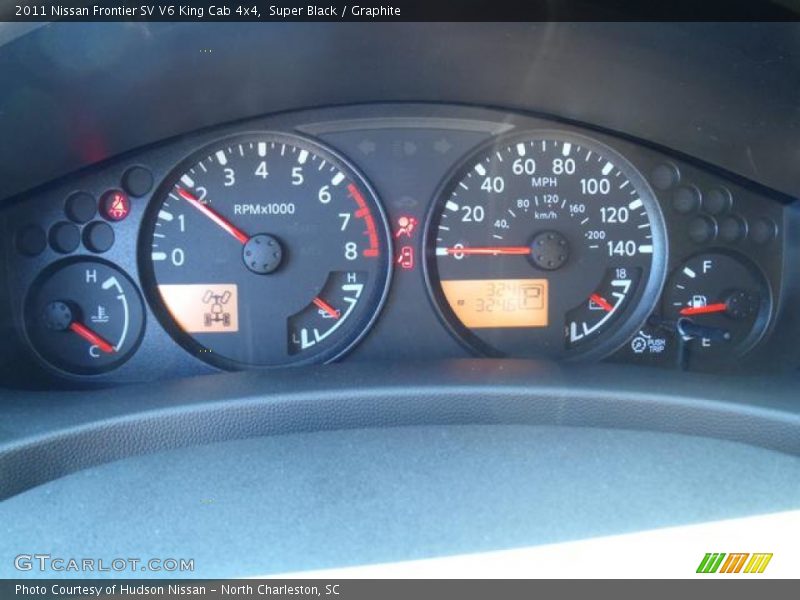 Super Black / Graphite 2011 Nissan Frontier SV V6 King Cab 4x4